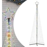 vidaXL LED božićno drvce 495 LED šarenih 300,5 cm | shoptok.hr