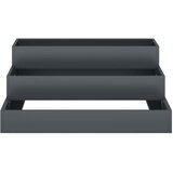  Vrtna saksija Antracit 90 x 90 x 35 cm Čelična vrata | Eponuda.com