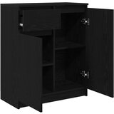vidaXL Komoda s ladicama crni hrast 71x35x84 cm konstruirano drvo | shoptok.hr