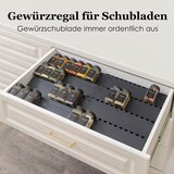 razpakirano HOMHUT Raztegljiv 4-nivojski organizator za začimbe | Shoptok.si