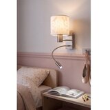 Brilagi LED fleksibilna lampa BOBO 1xE27/25W/230V + LED/3W mat hrom/bela/zečići | Eponuda.com
