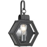 Quintiesse QN-HEATH-S-MB - Spoljna zidna svetiljka HEATH M 1xE27/60W/230V IP44 crna | Eponuda.com