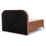 Ropez Narančasti boxspring krevet s prostorom za odlaganje 160x200 cm Ornes – | shoptok.hr