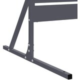  Zaslon za privatnost 100 x 50 x 180 cm Čelik Antracit | shoptok.hr