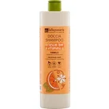 Družinski šampon in gel za prhanje 2v1, organska pomaranča in vitamin C - 500 ml