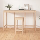 vidaXL barska miza 180x80x110 cm trdna borovina | Shoptok.si