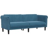 Maison Chic kavč - Sofa - Kanape trosed modra žamet, (21726870) Cene