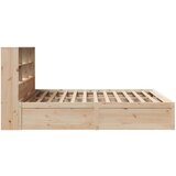 vidaXL Okvir kreveta bez madraca 180 x 200 cm od masivne borovine | shoptok.hr