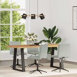 Maison Chic Jedilni stoli - Vzorci stoli 4 kosi svetlo siv žamet A908, (22031865) | Shoptok.si