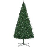  Božićno drvce s ukrasnim gudačkim svjetlima Zelena 400 cm PVC | shoptok.hr