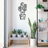 Atelier Del Sofa Zidna dekoracija Kaktus, 26x55 cm, 1,2 mm, Crna | Eponuda.ba