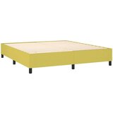  Box spring posteljni okvir zelen 160x200 cm blago, (20894451) Slike