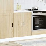 vidaXL Kuhinjska osnovna omarica Porto sonoma hrast inženirski les | Shoptok.si