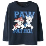 name it majica DR 13253616 NMMVASP PAW LS TOP CPLG F modra 98 Cene