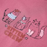  Dječja majica dugih rukava boja maline 128 | shoptok.hr