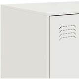 vidaXL Komoda bijela 99 x 39 x 73 cm čelična | shoptok.hr