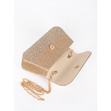 Shelvt Golden small sequin handbag with a golden handle | Shoptok.si