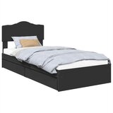  Krevetna konstrukcija Crna 70 x 190 cm Konstruirano drvo | shoptok.hr