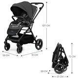 Kinderkraft KOLICA YOXI MOONLIGHT GREY | Eponuda.com