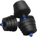  4-u-1 set bućica 40kg Crna i Plava Cement i pijesak od željeza | shoptok.hr