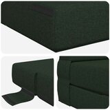 SK Zložljiv kavč postelja Temno zelena 70 x 80 x 60 cm Blago, (5000300726) | Shoptok.si