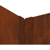  Ograda oko Travnjaka 60 x 60 x 20 cm Čelik Rđa | shoptok.hr