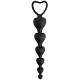 Fantasy Analne kuglice Srce, Silikonske, 14.5cm, Crne Cene