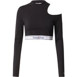 Tommy Jeans Majica temno modra / živo rdeča / črna / bela | Shoptok.si