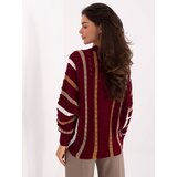 Factory Price Sweater-IT-SW-93115.13-burgundy | Shoptok.si