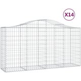 Lučne gabionske košare 14kom 200x50x100/120cm pocinčano željezo | Eponuda.ba