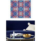 Wallity MDF103830358 multicolor decorative mdf painting (3 pieces) Cene