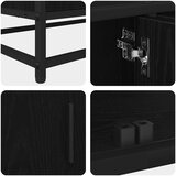 TV Jedinice 2 pcs Crni hrast 210 x 35 x 41 cm Konstruirano drvo | shoptok.hr