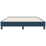  Okvir kreveta bez madraca tamnoplavi 140x210 cm baršun | shoptok.hr