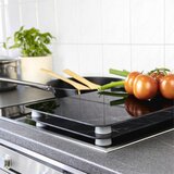 Wenko Zaštitni poklopci za štednjak u setu od kaljenog stakla 2 kom 52x30 cm Black Marble – | shoptok.hr