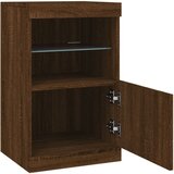  Komoda s LED svjetlima boja hrasta 41x37x67 cm | shoptok.hr