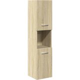  4-dijelni set kupaonskog namještaja boja hrasta sonome drveni Smeđa 41 x 38.5 x 46 cm + 30 x 30 x 130 cm | shoptok.hr