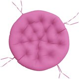  Jastuk ružičasta Ø 100 x 11 cm od tkanine Oxford | shoptok.hr