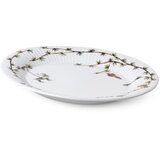 Kähler Design Bijeli porculanski tanjur za posluživanje s božićnim motivom 27x34 cm Hammershøi – Cijene
