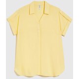 Marisse Yellow Viscose Shirt | ePonuda.com