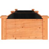  Povišena vrtna gredica s oblogom smeđa 240x45x25 cm od jelovine | Eponuda.ba
