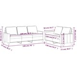  2-dijelni set sofa s jastucima plavi baršunasti | Eponuda.com