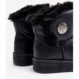Big Star Children's Snow Boots Lined with Fur Black | ePonuda.com
