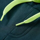 vidaXL Dječji donji dio trenirke s vezicom zelena boja mahovine 128 | shoptok.hr