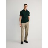 Reserved polo majica regular - kaki | Shoptok.si