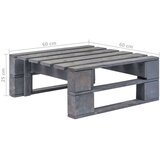  Sedežna garnitura iz palet 6-delna z blazinami siva borovina, (20675097) | Shoptok.si