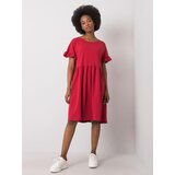 RUE PARIS Dress-RV-SK-5576.04-dark red | Shoptok.si