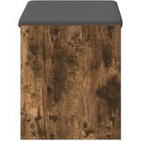  Klupa za hodnik s jastukom Dimljeni Hrast 63 x 38 x 45 cm | shoptok.hr
