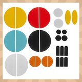 Kruzzel drvena logička slagalica geometrijski oblici životinje, 29 kockica i 20 kartica | shoptok.hr