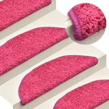 vidaXL Preproge za stopnice 15 kosov roza 65x21x4 cm Cene