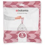 Brabantia PerfectFit vrećice za smeće za Bo Touch Bin - pakiranje s dozatorom - 3L (V) - 60 komada | shoptok.hr